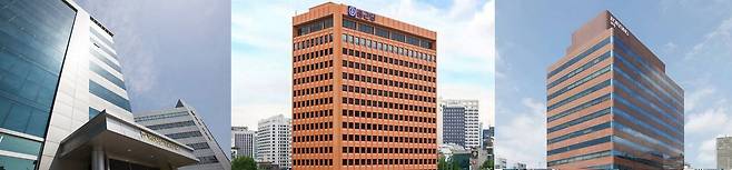 동아쏘시오홀딩스, 종근당, 보령 사옥./각 사