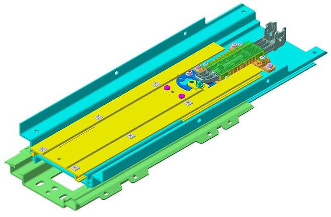현대트랜시스 콘솔 레일