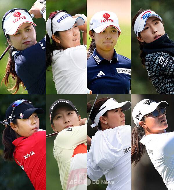 '김효주, 고진영, 윤이나, 김세영, 이소미 프로 등이 빠진' 2026년 미국여자프로골프(LPGA) 투어 '아시안 스윙' 블루베이 LPGA에 출전하는 이동은(사진제공=엡손투어_LPGA), 최혜진, 김아림, 황유민, 이미향, 최운정, 신지은 프로, 오스턴 김(미국). 사진제공=ⓒAFPBBNews = News1 (사진을 무단으로 사용하지 마십시오.)