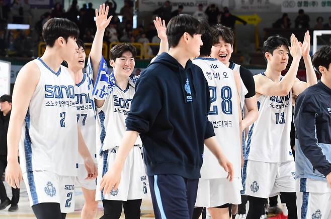 고양 소노 선수단. 사진=KBL