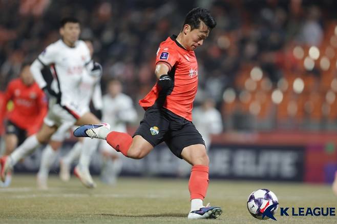 강원 고영준. 사진=프로축구연맹