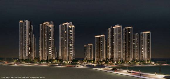 도안자이 센텀리체 투시도. [사진=GS건설]