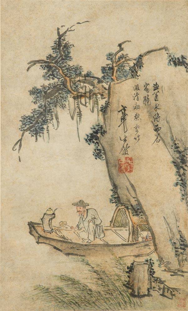 호생관 최북의 ‘주상전다도’. 국립해양박물관 제공