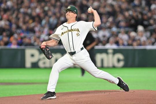 호주 선발 알렉스 웰스. 사진=연합뉴스