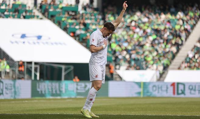 프로축구 K리그1 부천FC1995 갈레고, 하나은행 K리그1 2026 1라운드 최우수선수(MVP) 선정. 한국프로축구연맹 제공