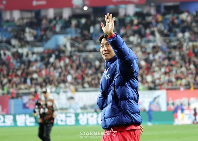 대한민국 축구 대표팀 주장 손흥민. /사진=강영조 선임기자
