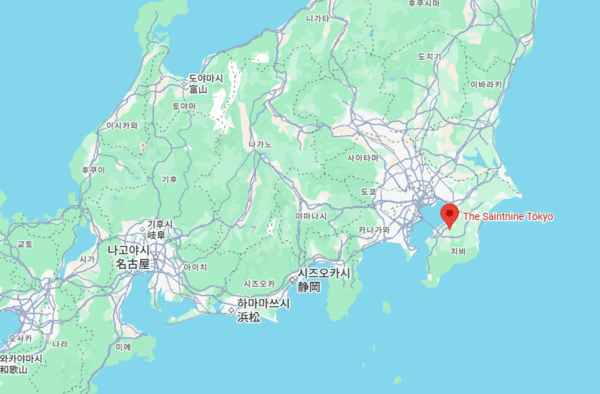 세인트나인도쿄 골프장 위치(출처 : 구글맵)