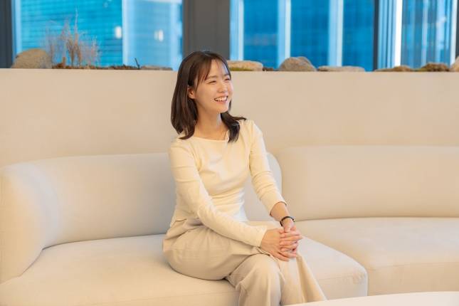 최정원 스킨1004 서구권 마케팅 팀장이 스킨1004에 대해 소개하고 있다./사진=스킨1004 제공