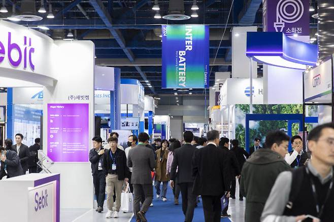 인터배터리 2025 현장 사진. (사진=한국배터리산업협회)