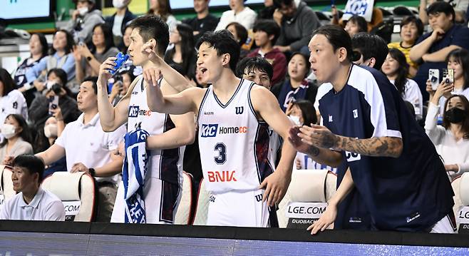 5일 DB전에 출전한 최준용(오른쪽). 사진제공=KBL