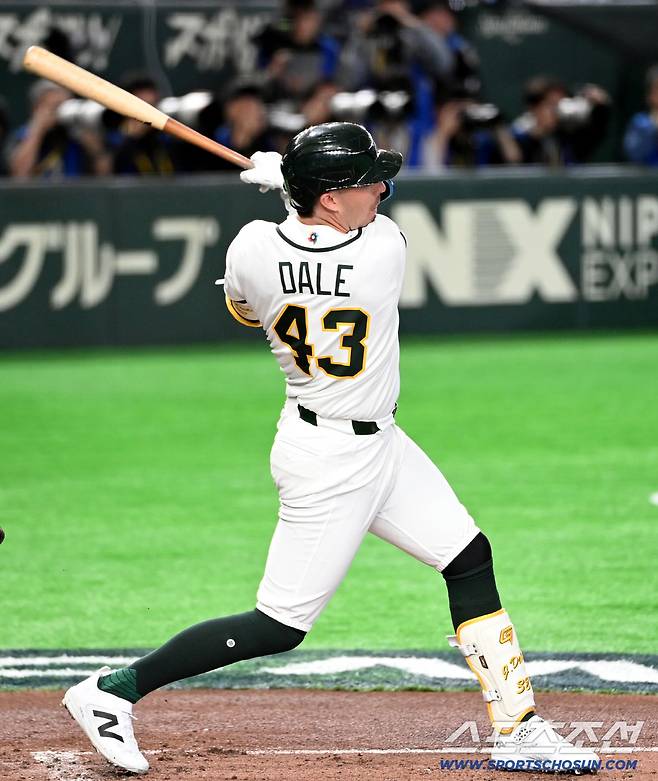 5일 일본 도쿄돔에서 열린 WBC(월드베이스볼클래식) 호주와 대만의 경기. 2회말 타석에 나선 호주 제리드 데일(KIA). 도쿄(일본)=허상욱 기자wook@sportschosun.com/2026.03.05/