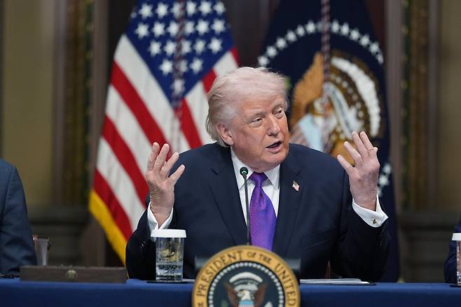 도널드 트럼프 미국 대통령. 2026.03.05 [워싱턴=AP/뉴시스]