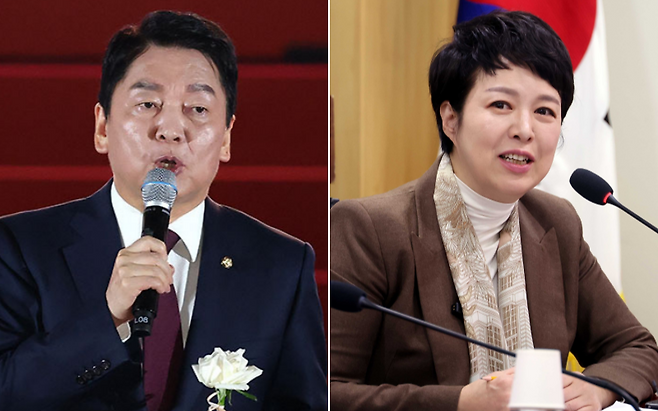 (왼쪽) 국민의힘 안철수 의원. 국민의힘 김은혜 의원. 뉴시스