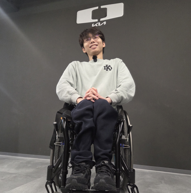 ▲디플러스 기아 리그오브레전드팀 소속 프로게이머 권재혁(19) 선수가 2월 10일 <프레시안>과 인터뷰하고 있다. ⓒ프레시안(박상혁)