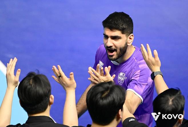 우리카드의 아시아쿼터 선수 알리 [한국배구연맹 제공. 재판매 및 DB 금지]