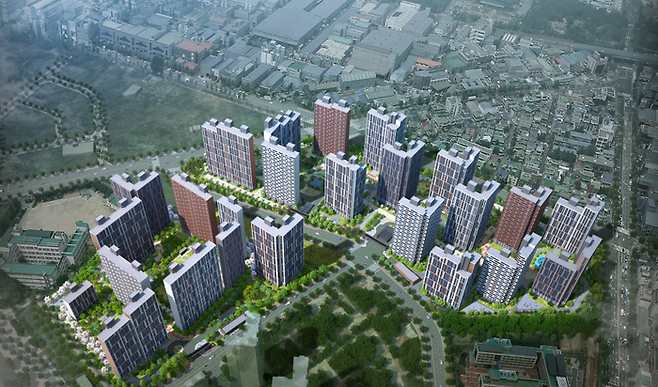 ‘e편한세상 도화’ 조감도.ⓒDL이앤씨