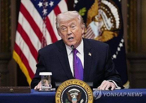 도널드 트럼프 미국 대통령. 사진==연합뉴스