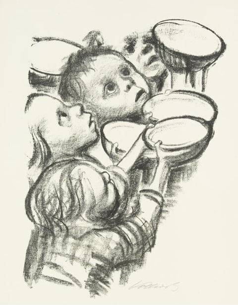독일의 아이들이 굶주리고 있다(1924). /개인소장