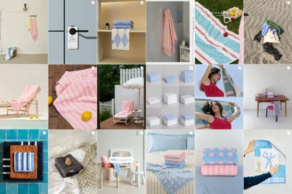 프리미엄 타올 브랜드 더그란 인스타그램 게시물 캡쳐. @thegrann.kr