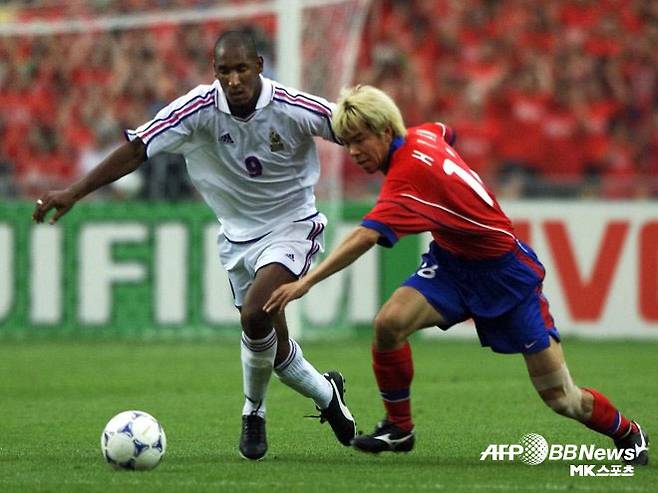 아넬카는 프랑스 국가대표로 2001년 거스 히딩크 감독이 이끌던 한국 축구 대표팀에 0-5 패배를 안기기도 했었다. 사진=AFPBBNews=News1