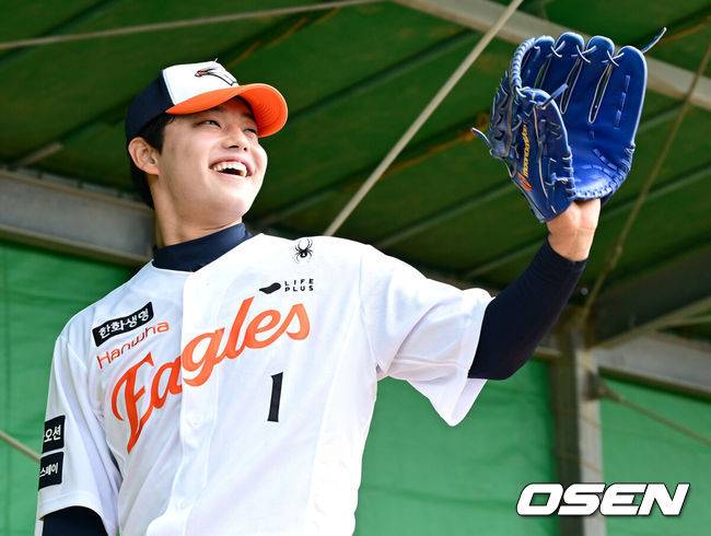 [OSEN=오키나와(일본), 최규한 기자] 한화 문동주. 2026.02.21/ dreamer@osen.co.kr