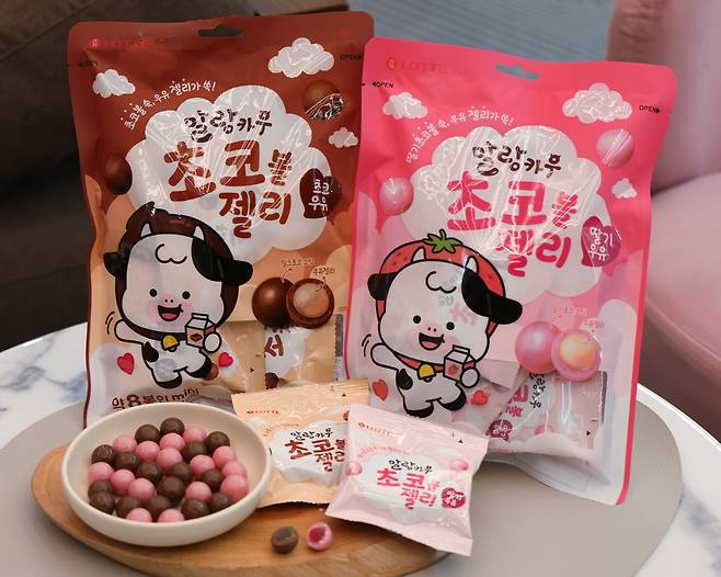 롯데웰푸드 '말랑카우 초코볼 젤리' 롯데웰푸드 제공. 재판매 및 DB 금지