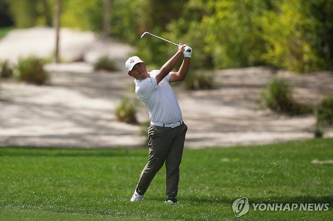아이언샷 날리는 김시우 [AP=연합뉴스]