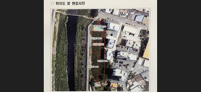 ▲ 경산시 백천동 일대의 고질적인 주차난이 해소될 전망이다. 백천동 공영주차장 조성예정지. 경산시.