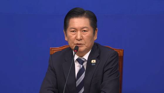 정청래 더불어민주당 대표. 〈사진=더불어민주당 유튜브 캡처〉