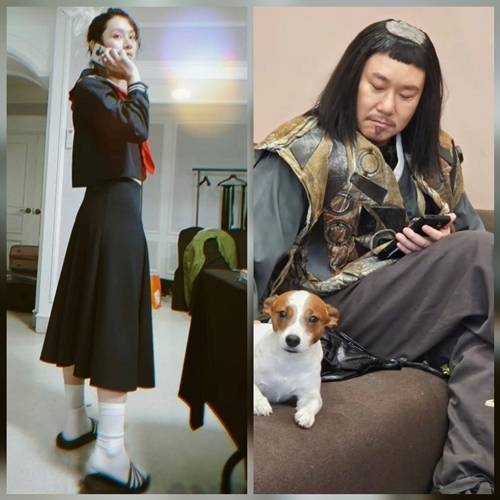 슈퍼주니어 김희철이 20년 전 추억을 떠올리게 하는 사진과 함께 가수 이상민의 독특한 근황을 공개했다. 사진=SNS