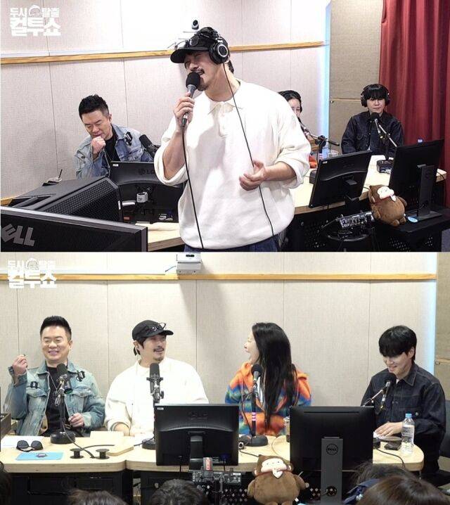 가수 KCM이 세 아이의 아빠가 된 경사와 함께 다채로운 근황을 전하며 라디오 현장을 달궜다./SBS 파워FM ‘두시탈출 컬투쇼’