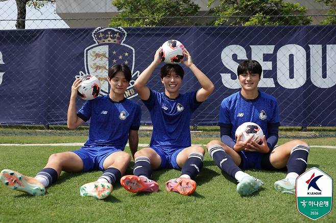 ▲ 최랑(가장 왼쪽) ⓒ한국프로축구연맹
