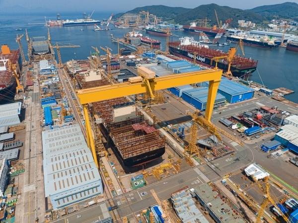 한화오션 거제 옥포조선소 전경. /경남도민일보DB