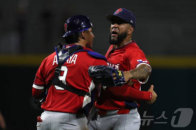 파나마가 WBC A조 경기에서 캐나다를 4-3으로 꺾었다. ⓒ AFP=뉴스1