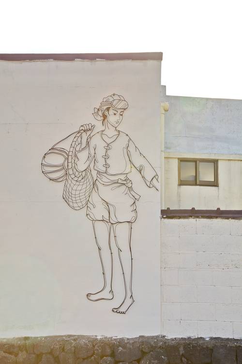 ‘크게 고요하다’라는 뜻을 담고 있지만, 사실 대정은 제주에서도 바람이 가장 거칠다. 사진은 추사가 유배됐던 제주 대정마을의 한 벽화