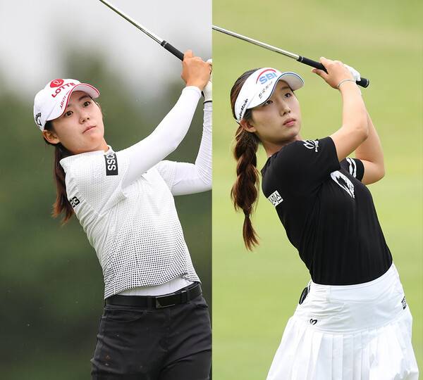2026년 미국여자프로골프(LPGA) 투어 '아시안 스윙' 블루베이 LPGA에 출전한 루키 황유민, 이동은 프로. 사진제공=KLPGA (사진을 무단으로 사용하지 마십시오.)