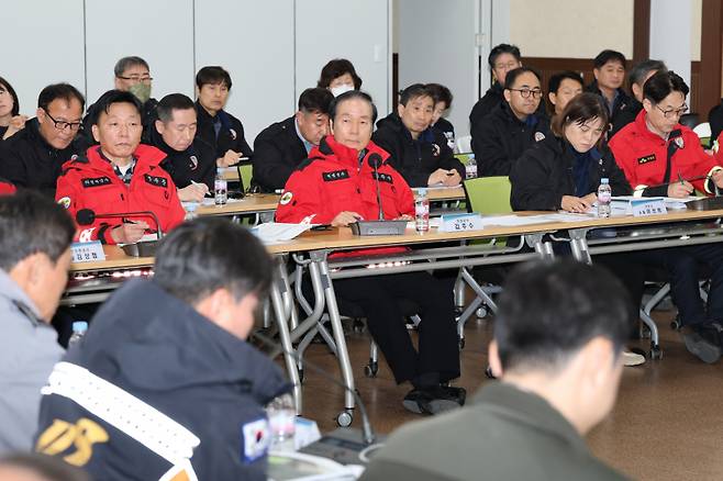 의성군 ‘산불대책 유관기관·민간단체 합동 점검회의’. 의성군 제공