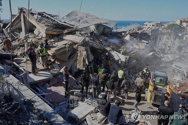 이스라엘, 레바논 공습 [사진출처=연합뉴스]