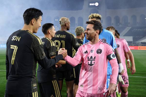 2026시즌 MLS 개막전에선 손흥민과 메시가 맞붙었다. 사진= Getty Images/AFP= 연합뉴스 제공
