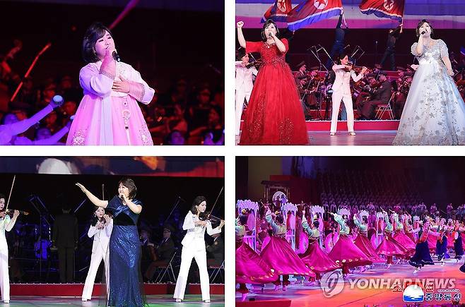 김정은, 주애와 국제부녀절 기념공연 관람 (평양 조선중앙통신=연합뉴스) 김정은 북한 국무위원장이 지난 8일 평양체육관에서 진행된 3.8국제부녀절(세계 여성의 날) 기념공연을 아내 리설주 여사, 딸 주애와 함께 관람했다고 조선중앙통신이 9일 보도했다. 2026.3.9 
    [국내에서만 사용가능. 재배포 금지. For Use Only in the Republic of Korea. No Redistribution] nkphoto@yna.co.kr