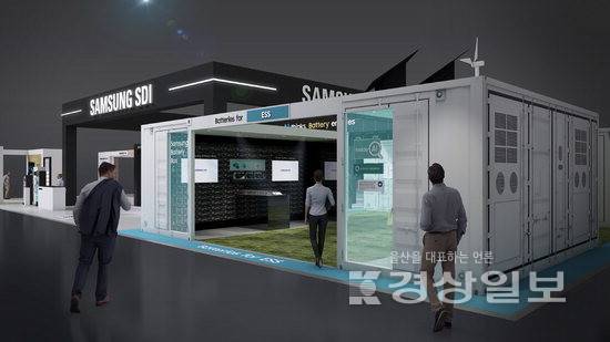 ▲ 삼성SDI가 11~13일 서울 코엑스에서 열리는 '인터배터리(InterBattery) 2026'에서 AI 시대를 이끌 배터리 설루션과 혁신 기술을 대거 선보인다. 사진은 삼성SDI 인터배터리 2026 부스 조감도. 삼성SDI 제공