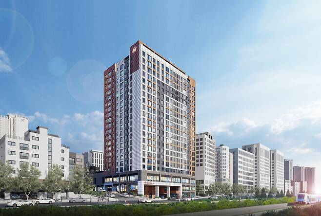 힐스테이트 안양펠루스 투시도./현대건설