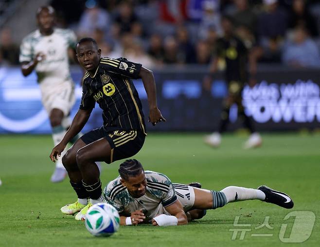 LA FC 시절 야우 예보아.  ⓒ AFP=뉴스1