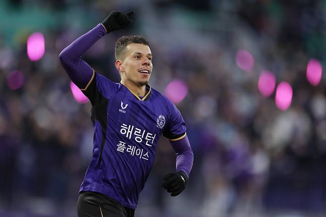 K리그1 2라운드 최우수 선수로 선정된 마테우스. (한국프로축구연맹 제공)