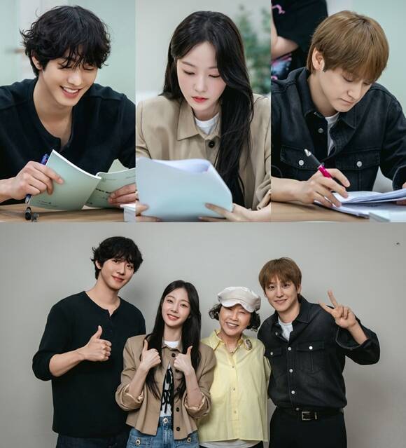 배우 안효섭 채원빈 고두심 김범(아래 왼쪽부터)이 호흡을 맞춘 '오늘도 매진했습니다'는 오는 4월 22일 오후 9시 시청자들과 만난다. /SBS