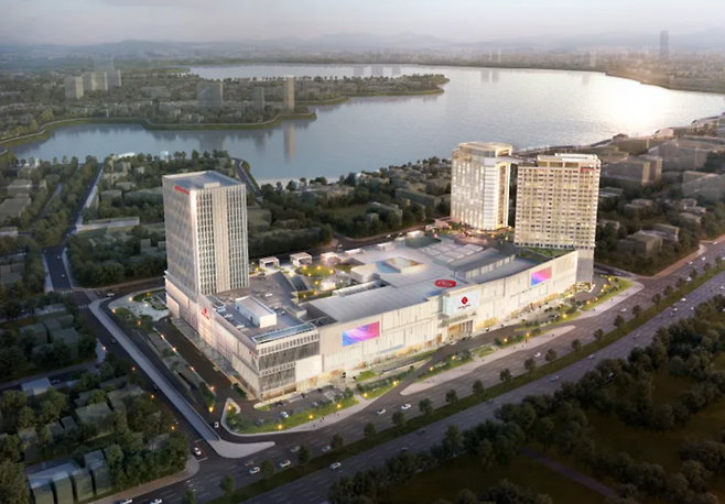 베트남 하노이에 위치한 롯데몰 웨스트레이크. 롯데몰 웨스트레이크 제공