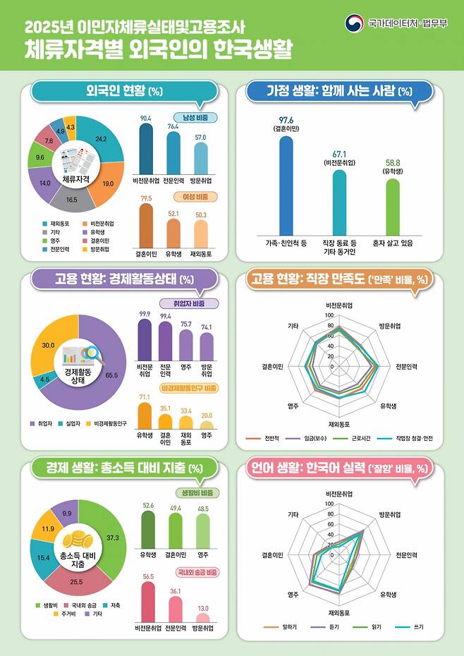 2025년 이민자체류실태 및 고용조사/사진제공=국가데이터처