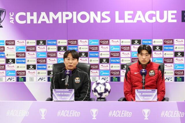 김기동 FC서울 감독과 손정범/FC서울 제공
