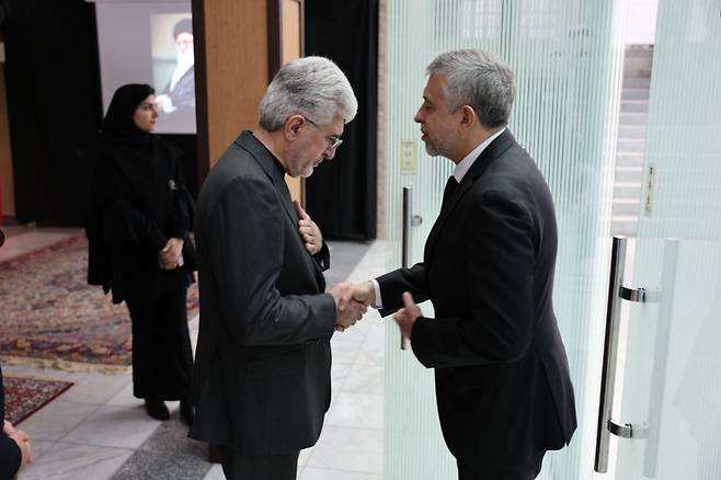 사이드 쿠제치 주한이란대사와 게오르기 지노비예프 주한러시아대사 [사진출처=주한러시아대사관]