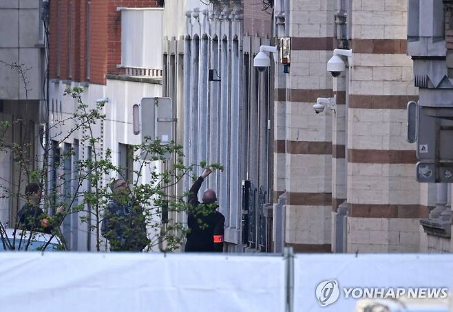 폭발 발생한 벨기에 리에주 유대교 회당 [AFP 연합뉴스. 재판매 및 DB 금지]